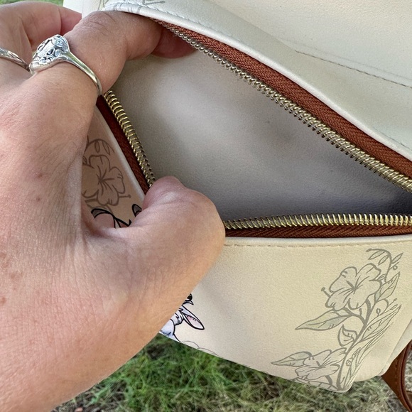 Loungefly Disney Bambi Watercolor Sketch Mini Backpack NWOT - Picture 9 of 9